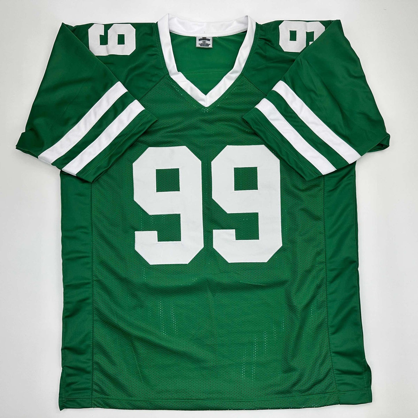 Facsimile Autographed Mark Gastineau New York Green Reprint Laser Auto Football Jersey Size Men's XL