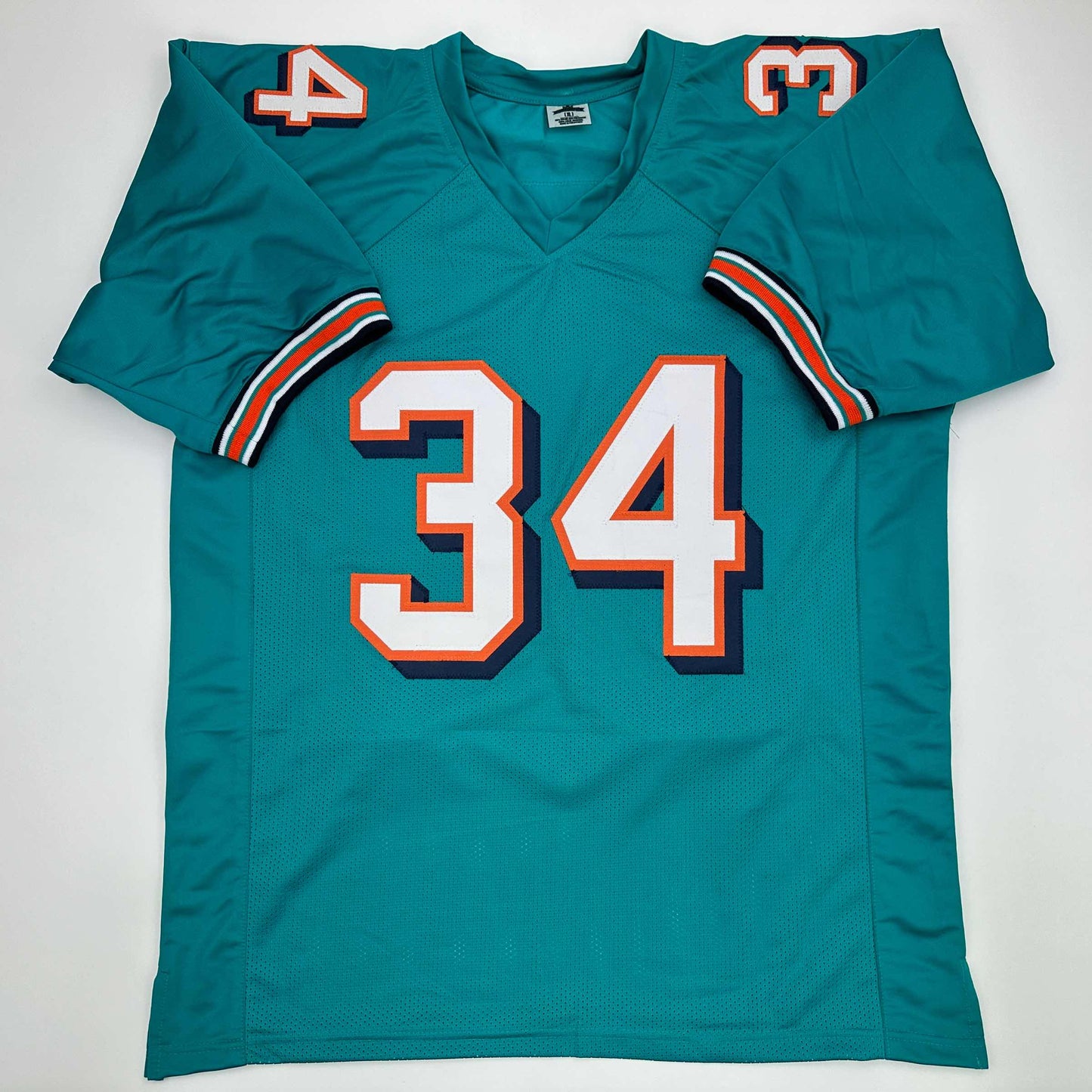 Facsimile Autographed Ricky Williams Miami Teal Reprint Laser Auto Football Jersey Size Men's XL