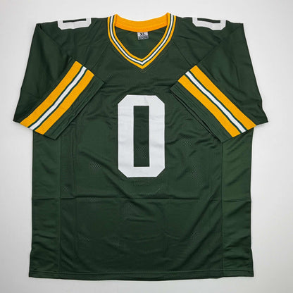 Autographed/Signed Matthew Golden Green Bay Green Football Jersey Beckett BAS COA