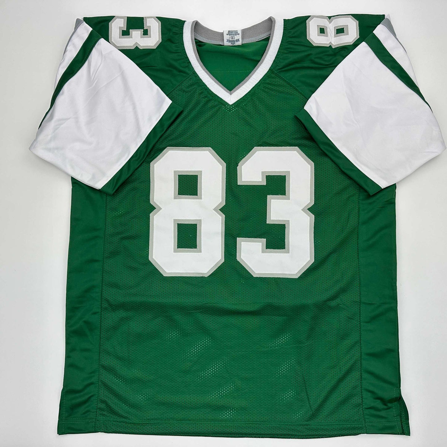 Facsimile Autographed Vince Papale Philadelphia Kelly Green Reprint Laser Auto Football Jersey Size Men's XL