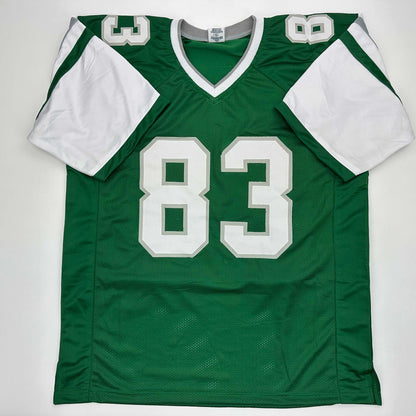 Facsimile Autographed Vince Papale Philadelphia Kelly Green Reprint Laser Auto Football Jersey Size Men's XL