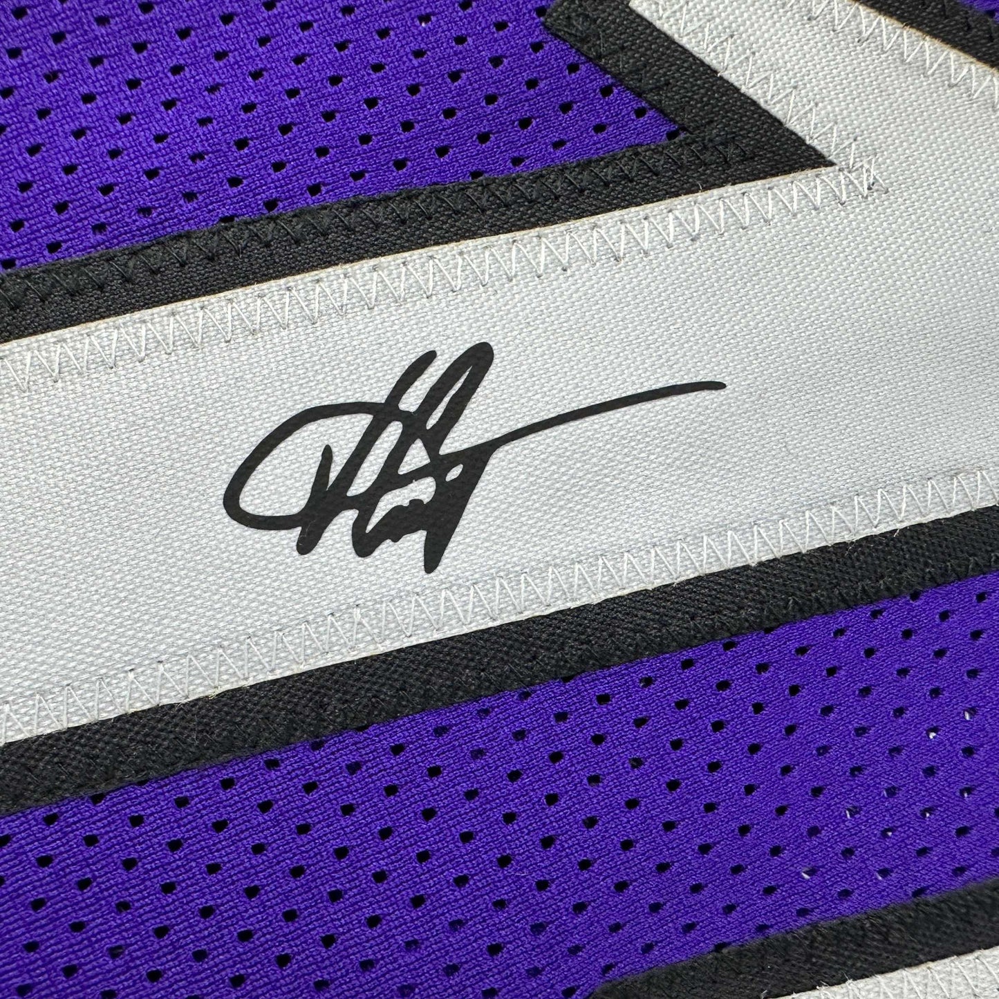 Facsimile Autographed Vince Carter Toronto Purple Reprint Laser Auto Basketball Jersey Size Men's XL