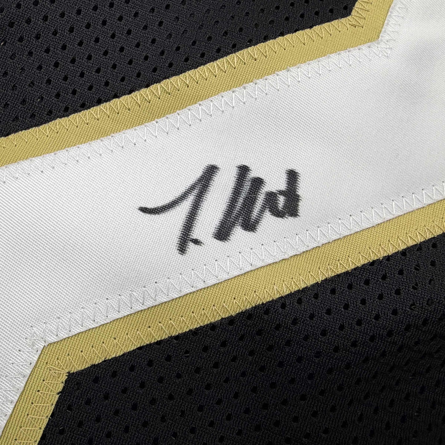 Autographed/Signed Travis Hunter Colorado Black College Football Jersey Beckett BAS COA