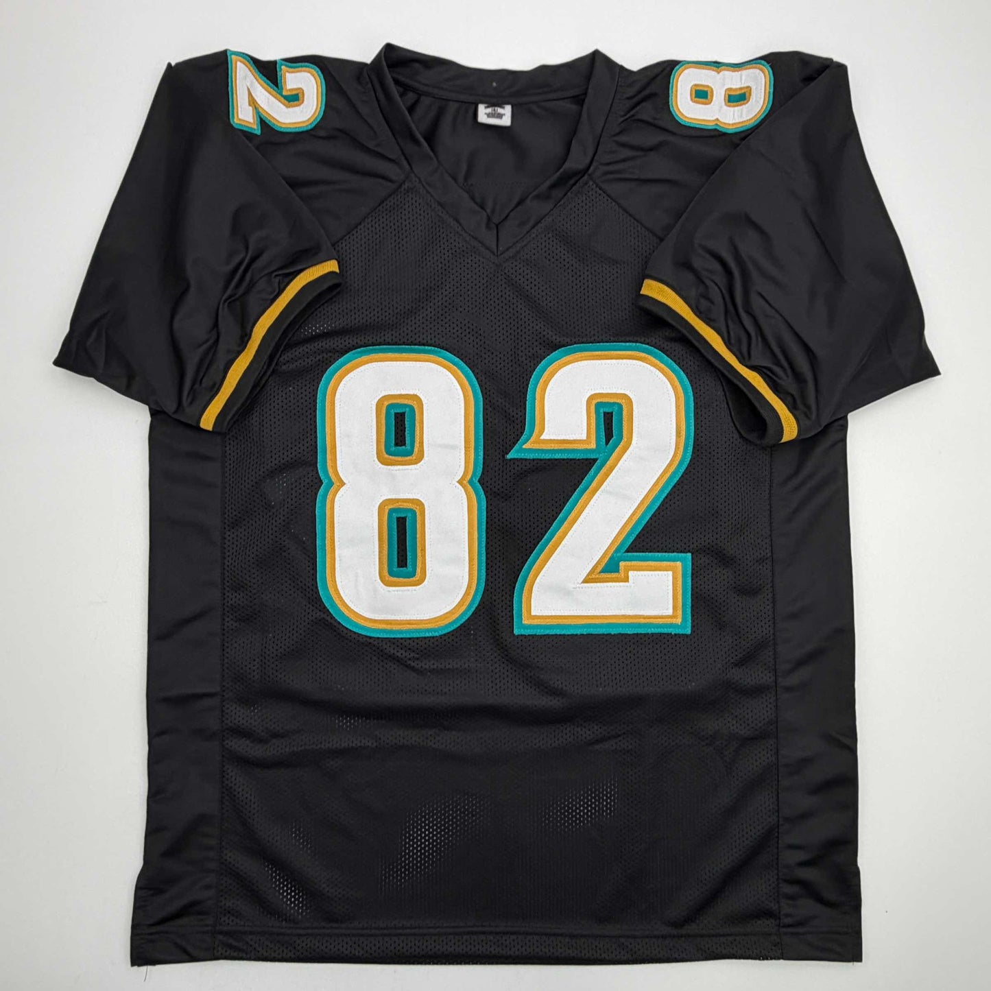 Autographed/Signed Jimmy Smith Jacksonville Black Football Jersey Beckett BAS COA