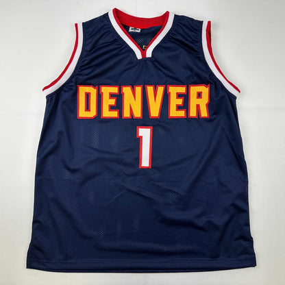 Facsimile Autographed Michael Porter Jr. Denver Blue Reprint Laser Auto Basketball Jersey Size Men's XL