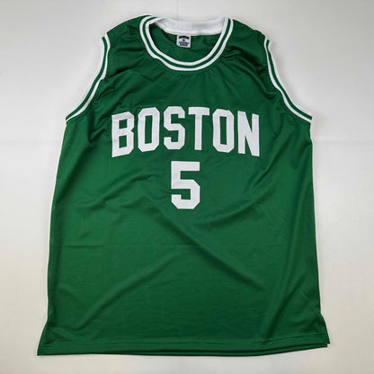 Facsimile Autographed Kevin Garnett Boston Green Reprint Laser Auto Basketball Jersey Size Men's XL