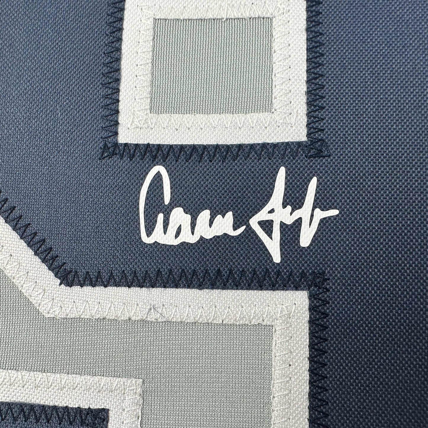 Facsimile Autographed Aaron Judge New York Grey Reprint Laser Auto Baseball Jersey Size Men's XL