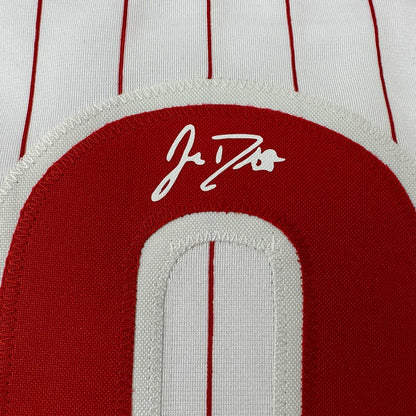 Facsimile Autographed JT J.T. Realmuto Philadelphia Pinstripe Reprint Laser Auto Baseball Jersey Size Men's XL