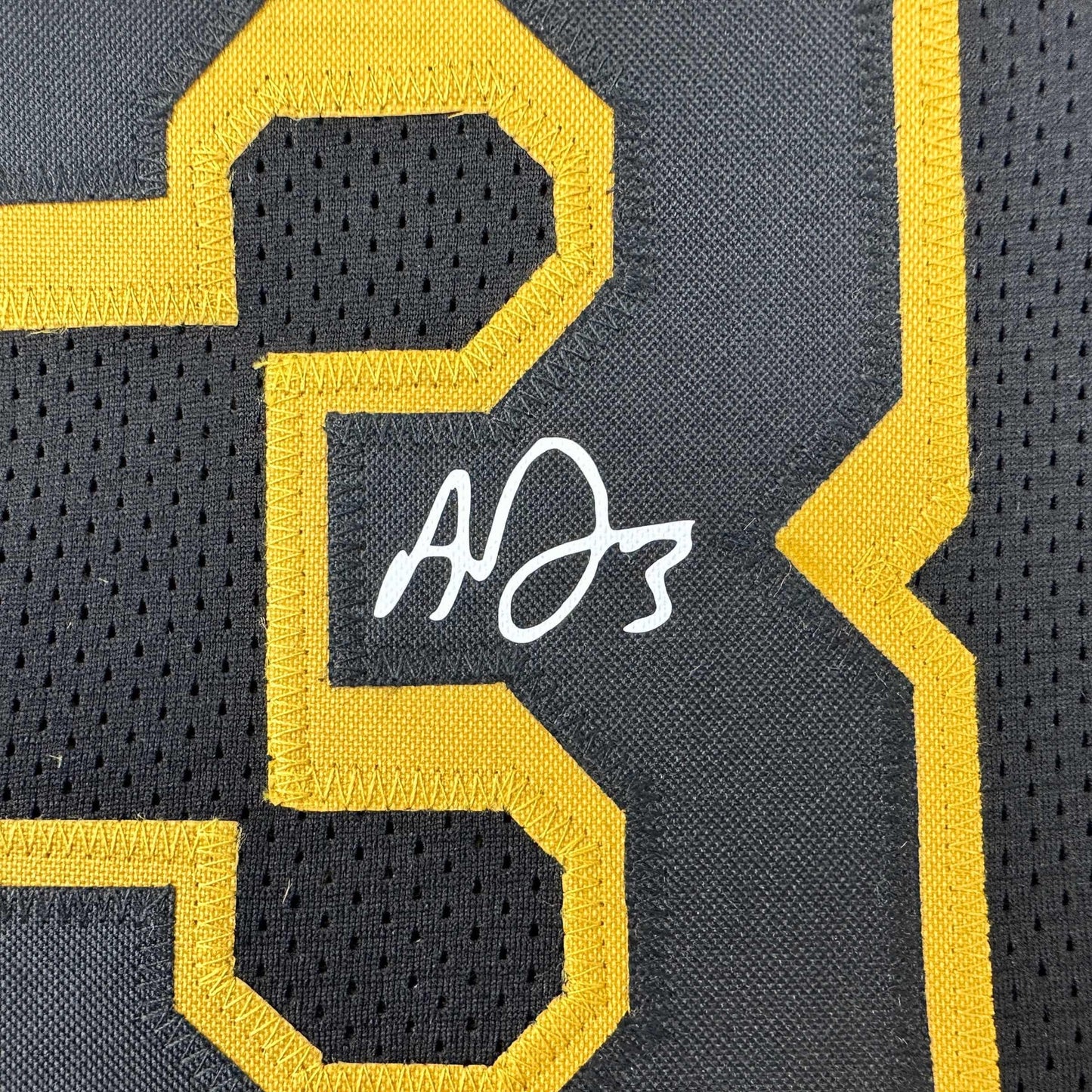 Facsimile Autographed Anthony Davis Los Angeles LA Black Mamba Reprint Laser Auto Basketball Jersey Size Men's XL