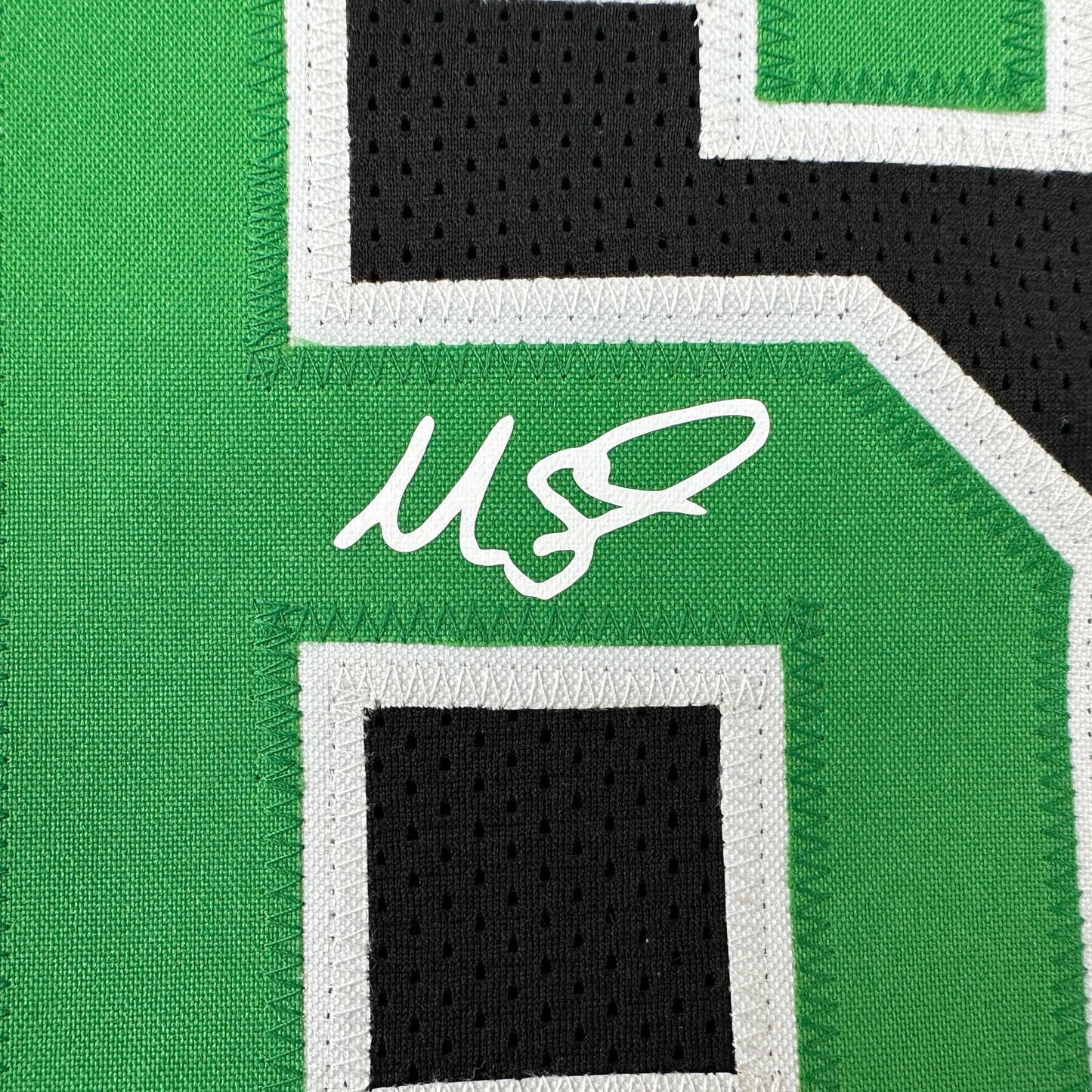 Facsimile Autographed Marcus Smart Boston Black Reprint Laser Auto Basketball Jersey Size Men's XL