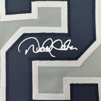 Facsimile Autographed Derek Jeter New York Grey Reprint Laser Auto Baseball Jersey Size Men's XL