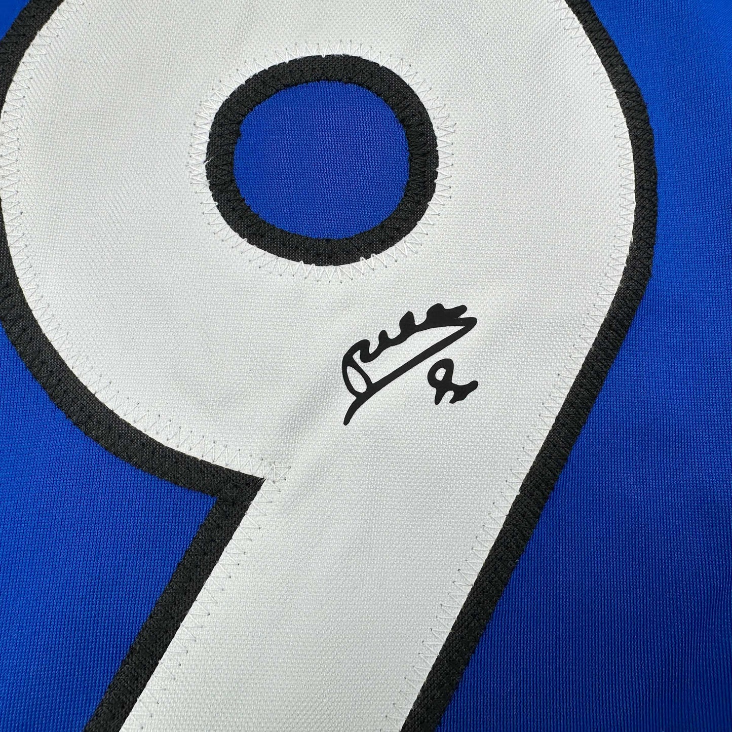 Framed Facsimile Autographed Phil Dunster Jamie Tartt 35x39 AFC Richmond Ted Lasso Blue Reprint Laser Auto Soccer Jersey