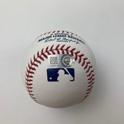 Autographed/Signed Aaron Judge Rawlings Official Major League Baseball ROML Fanatics COA