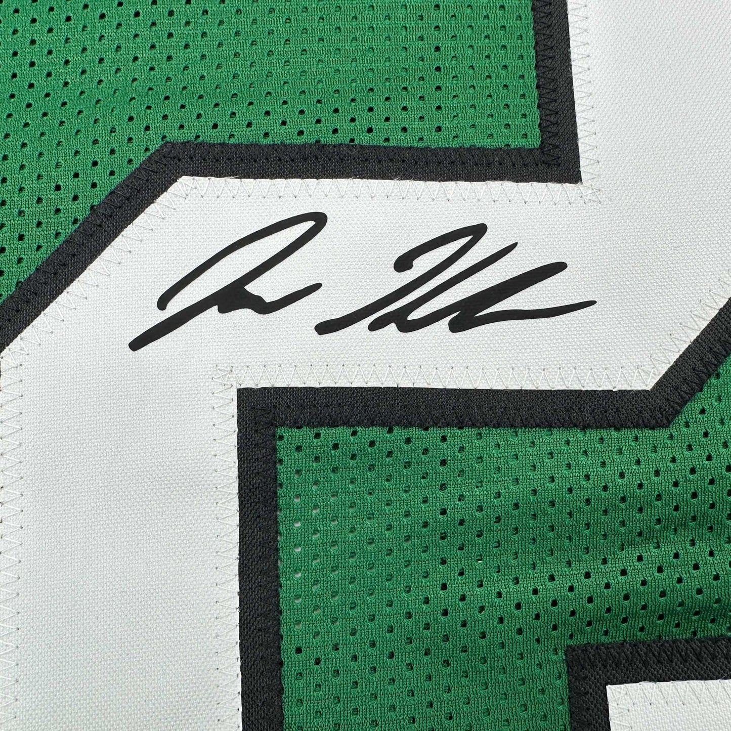 Facsimile Autographed Jason Kelce Philadelphia Kelly Green Reprint Laser Auto Football Jersey Size Men's XL