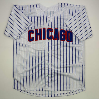 Facsimile Autographed Shota Imanaga Chicago Pinstripe Reprint Laser Auto Baseball Jersey Size Men's XL