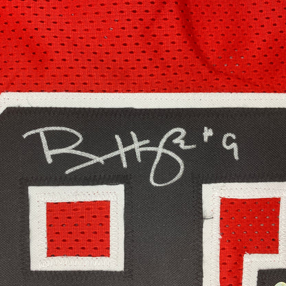 Autographed/Signed Ron Harper Chicago Red Basketball Jersey PSA/DNA COA