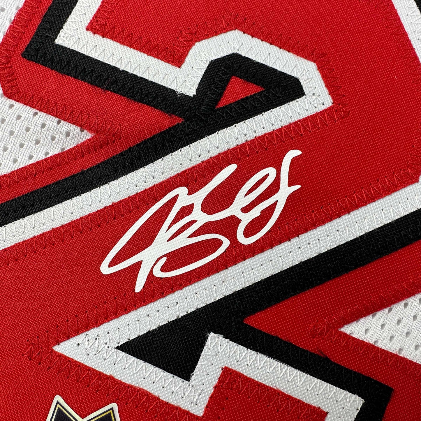 Facsimile Autographed Jimmy Butler Miami White Retro Reprint Laser Auto Basketball Jersey Size Men's XL