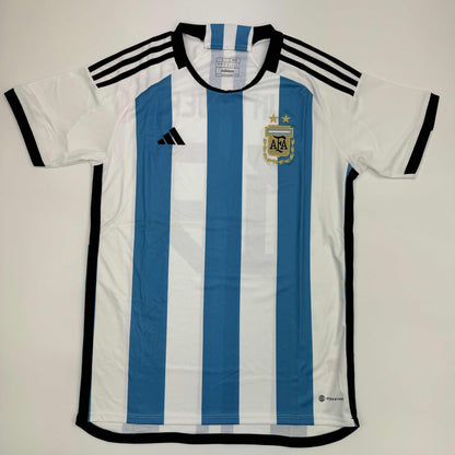 Autographed/Signed Sergio Kun Aguero Argentina Blue Soccer Futbol Jersey Beckett BAS COA