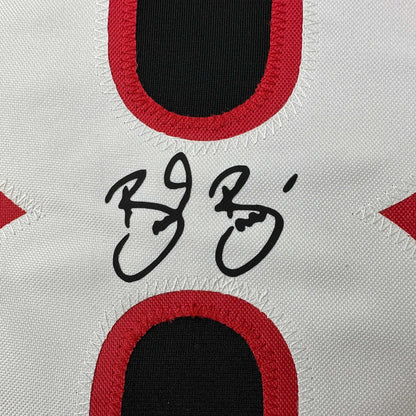 Facsimile Autographed Brent Burns Carolina Black Reprint Laser Auto Hockey Jersey Size Men's XL