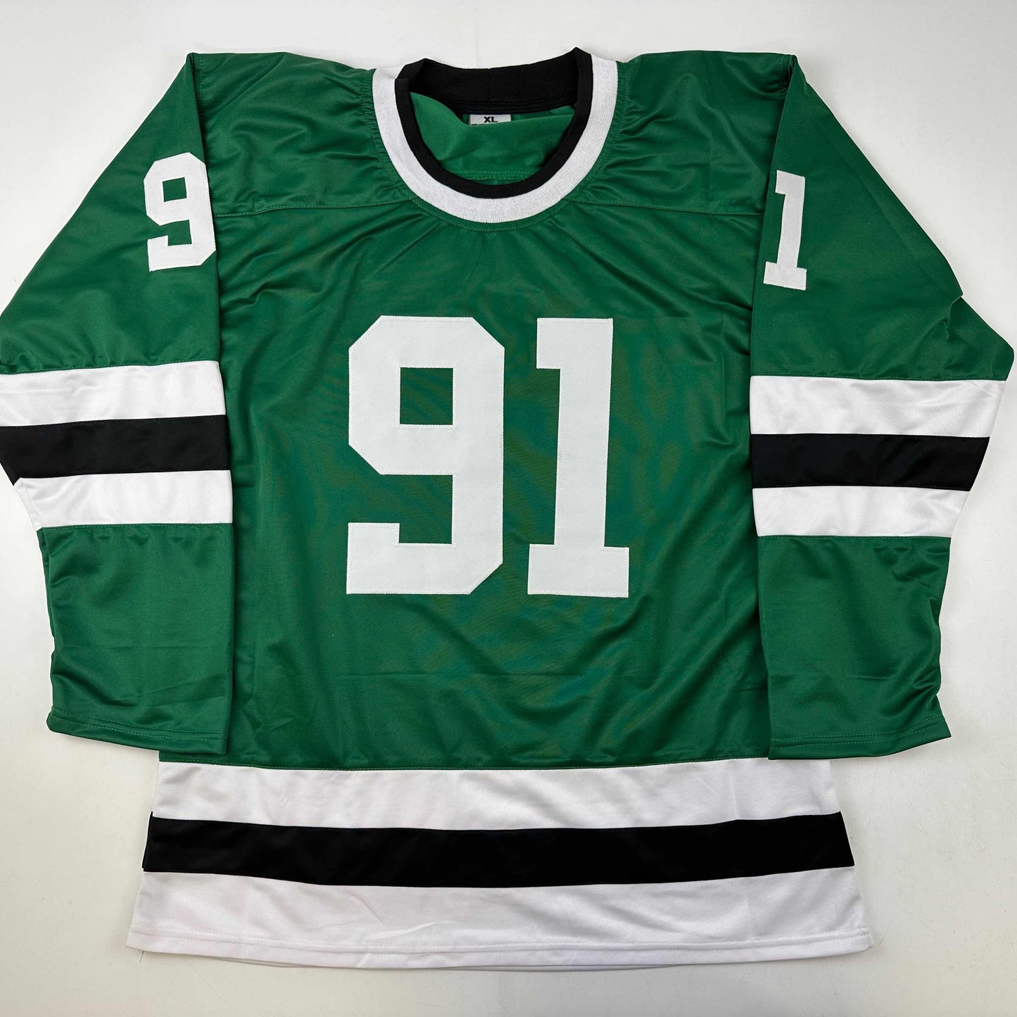 Facsimile Autographed Tyler Seguin Dallas Green Reprint Laser Auto Hockey Jersey Size Men's XL