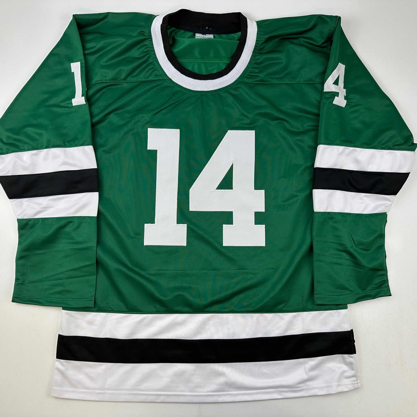 Facsimile Autographed Jamie Benn Dallas Green Reprint Laser Auto Hockey Jersey Size Men's XL