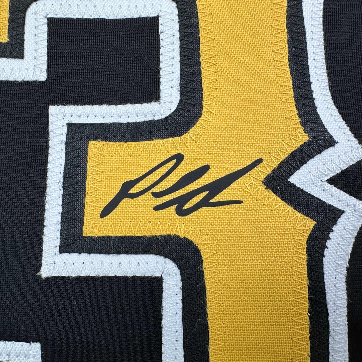 Facsimile Autographed Paul Skenes Pittsburgh Black Reprint Laser Auto Baseball Jersey Size Men's XL