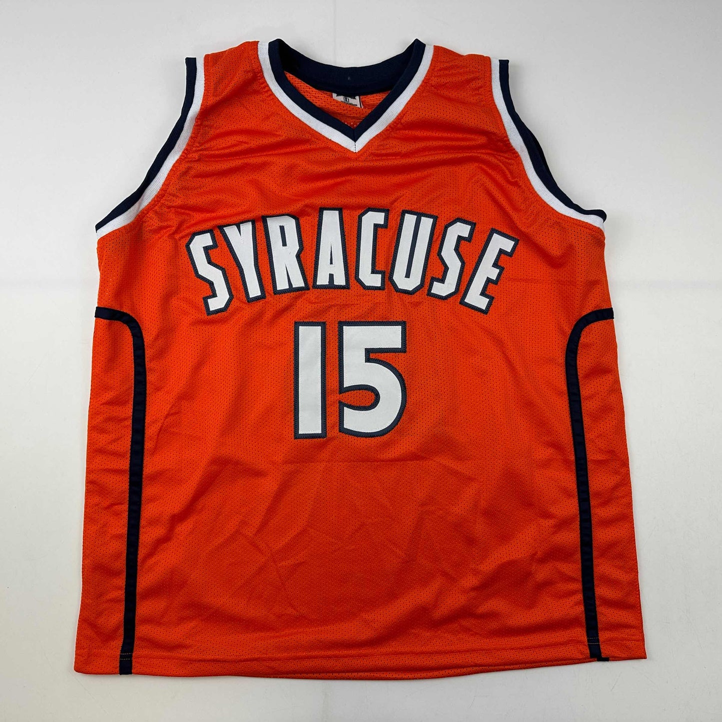 Facsimile Autographed Carmelo Anthony Syracuse Orange Reprint Laser Auto College Basketball Jersey Size Men's XL