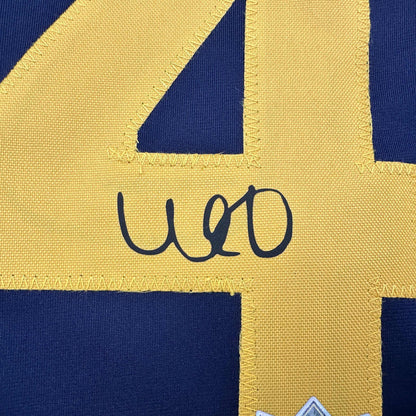 Facsimile Autographed William Contreras Milwaukee Blue Reprint Laser Auto Baseball Jersey Size Men's XL