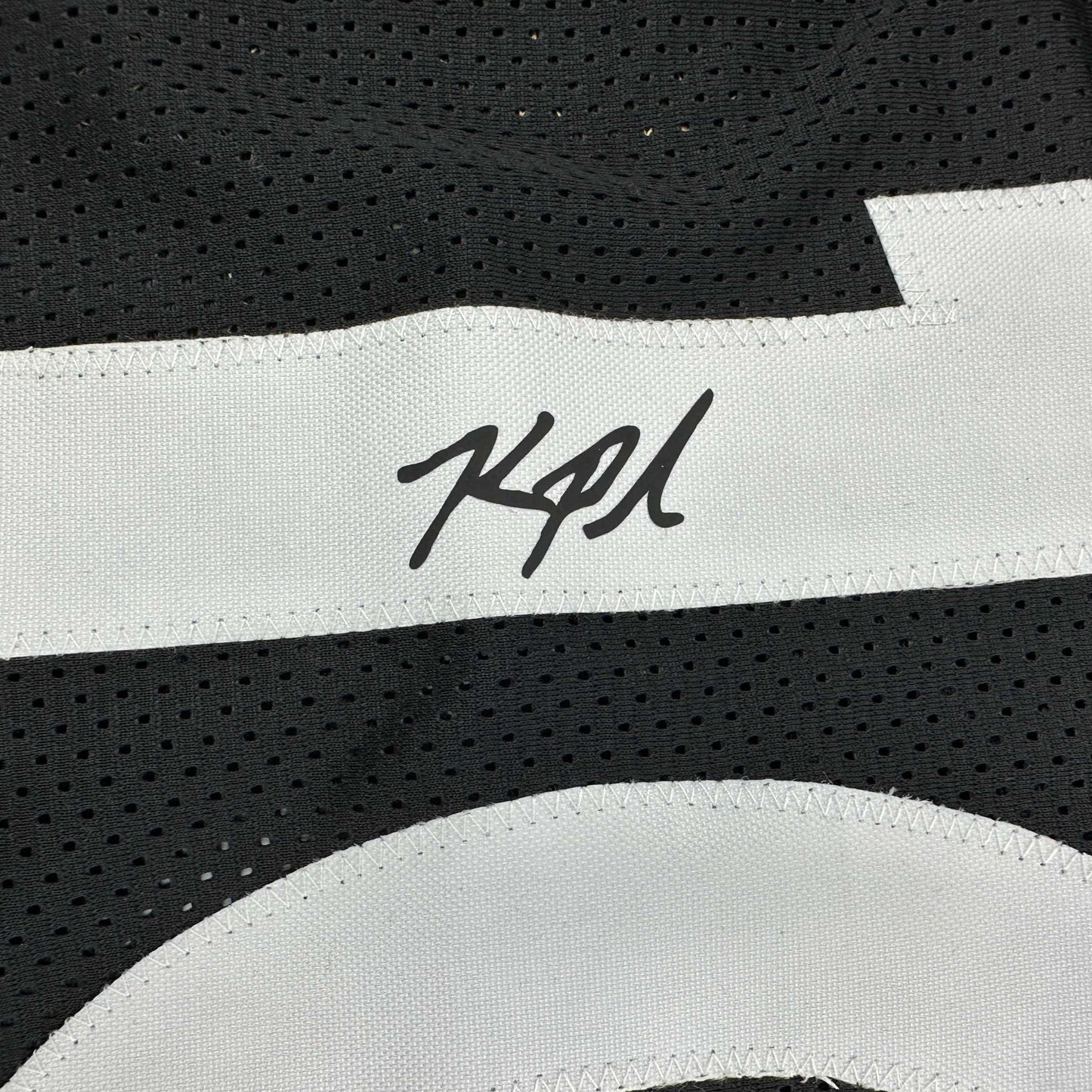 Facsimile Autographed Kelsey Plum Las Vegas Black Reprint Laser Auto Basketball Jersey Size Men's XL