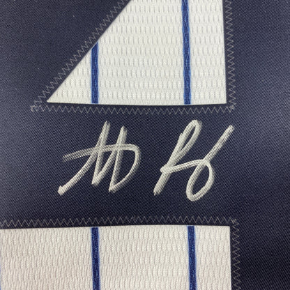 Autographed/Signed Anthony Rizzo New York Yankees Authentic Pinstripe Baseball Jersey Fanatics COA