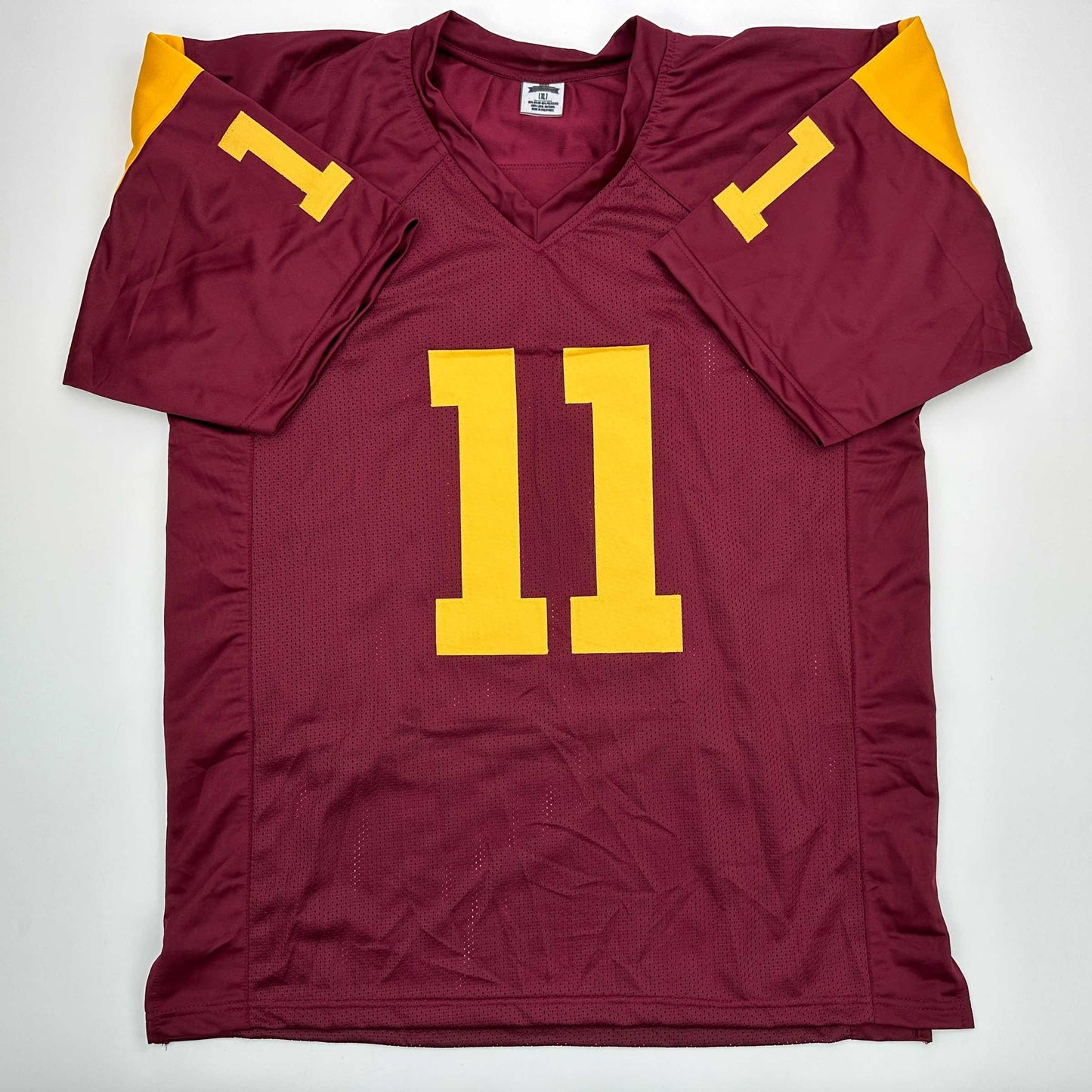 Facsimile Autographed Matt Leinart USC Maroon Reprint Laser Auto College Football Jersey Size Men's XL