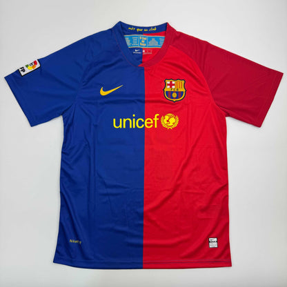 Autographed/Signed Thierry Henry FC Barcelona Blue Soccer Jersey Beckett BAS COA