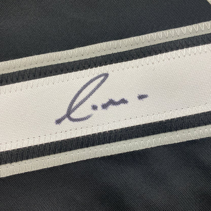 Autographed/Signed Yermin Mercedes Chicago Black Baseball Jersey Beckett BAS COA