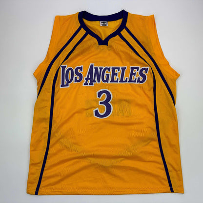 Facsimile Autographed Candace Parker Los Angeles LA Yellow Reprint Laser Auto Basketball Jersey Size Men's XL