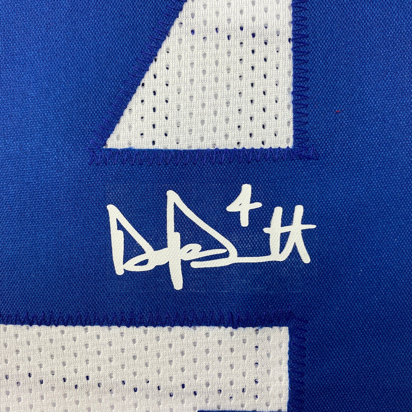 Facsimile Autographed Dak Prescott Dallas White Reprint Laser Auto Football Jersey Size Men's XL