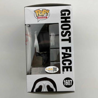 Autographed/Signed Skeet Ulrich Inscribed Billy Ghostface Scream Funko Pop #1607 Movie Figurine Toy JSA COA