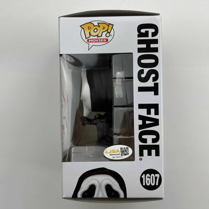 Autographed/Signed Matthew Lillard Inscribed Stu Ghostface Scream Funko Pop #1607 Movie Figurine Toy JSA COA