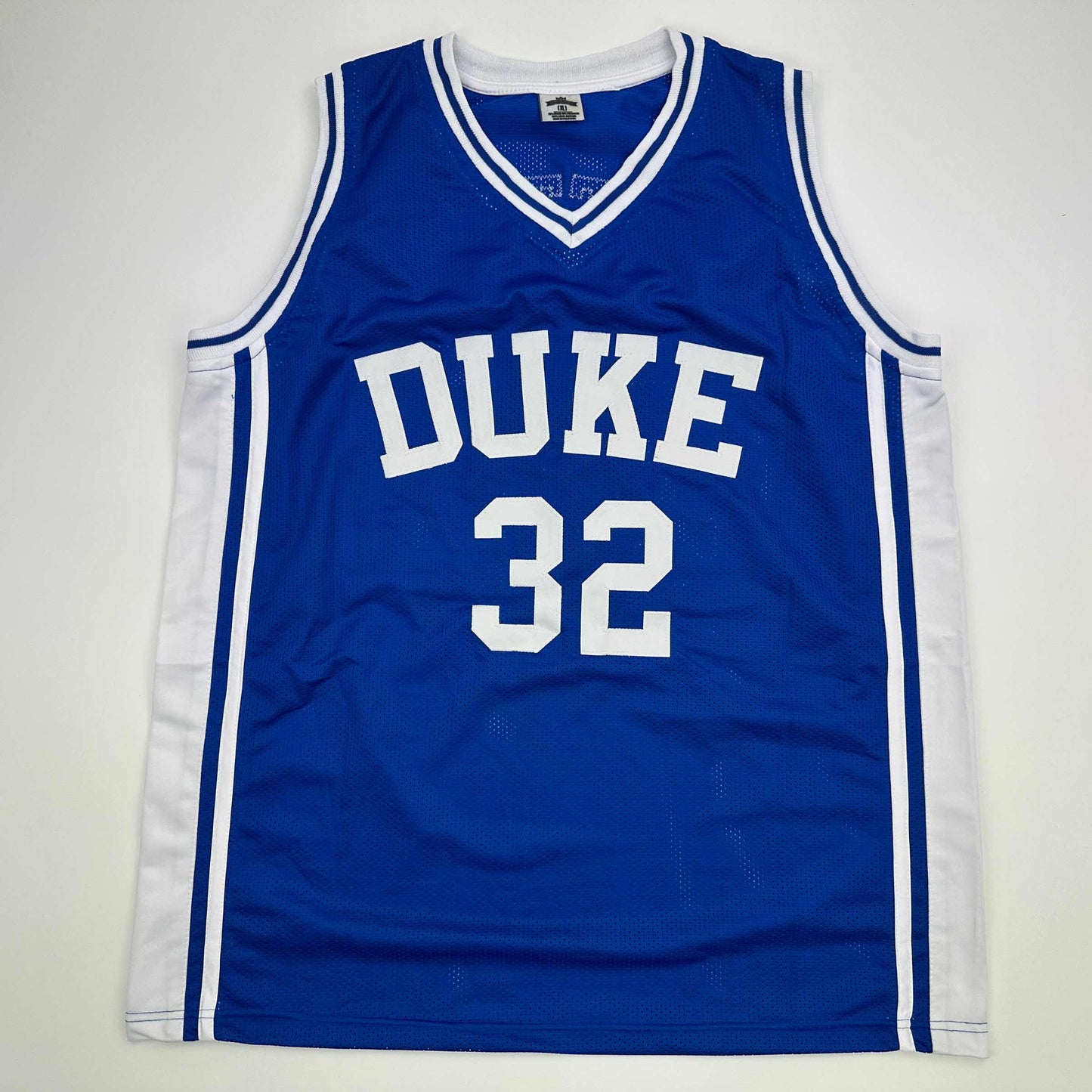 Facsimile Autographed Christian Laettner Duke Blue Reprint Laser Auto College Basketball Jersey Size Men's XL