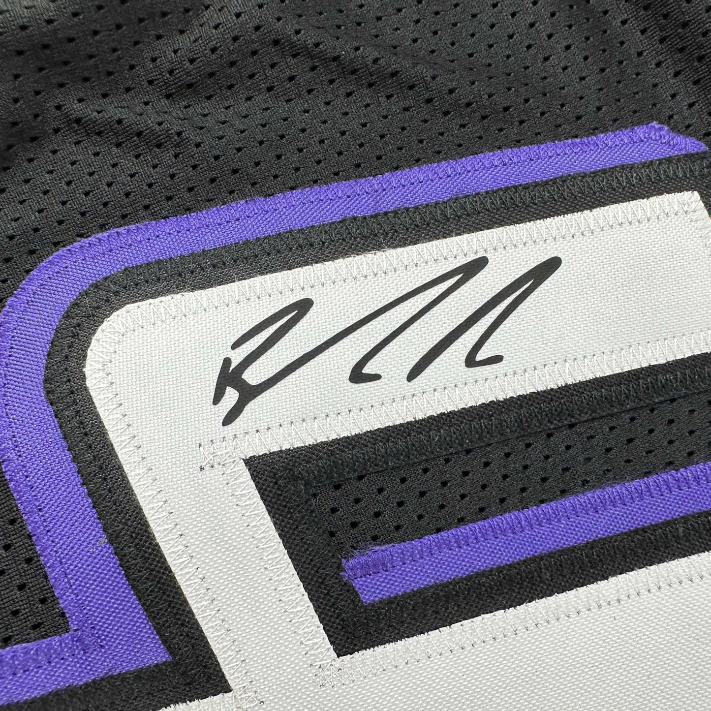 Facsimile Autographed Brittney Griner Phoenix Black Reprint Laser Auto Basketball Jersey Size Men's XL