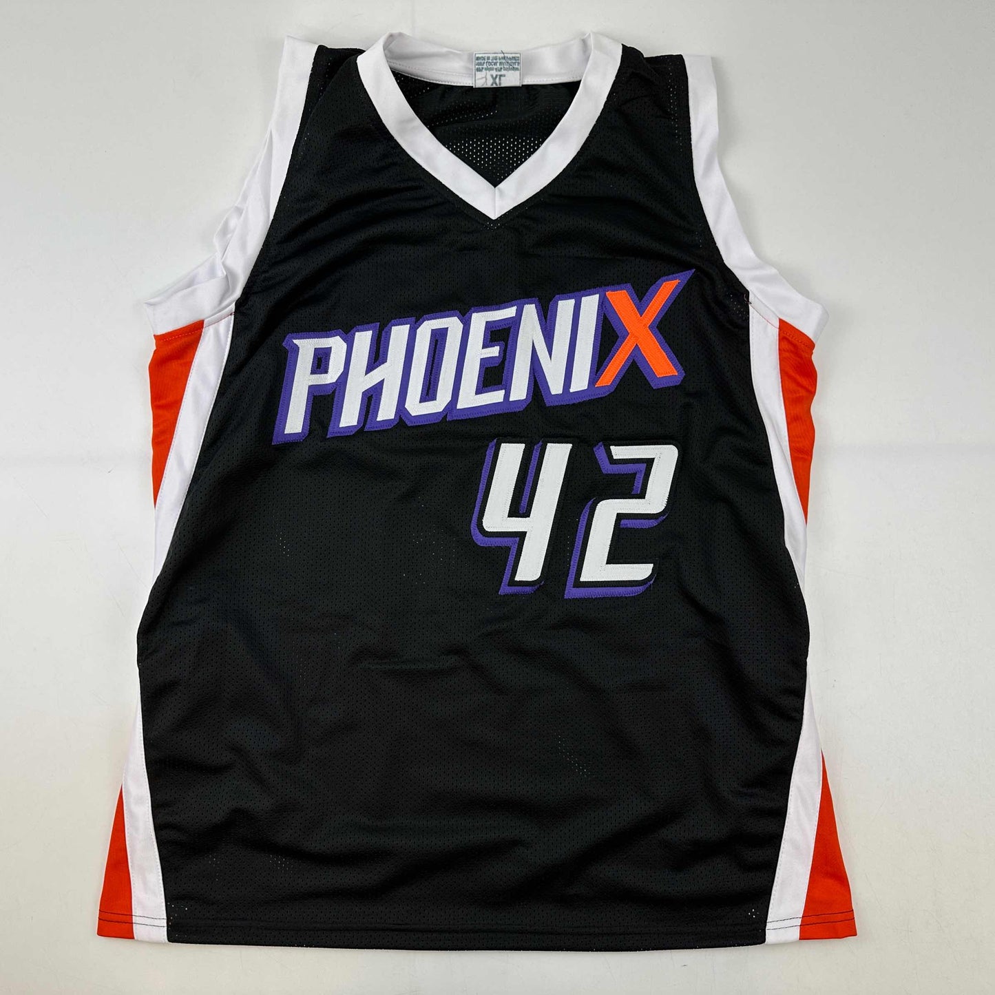 Facsimile Autographed Brittney Griner Phoenix Black Reprint Laser Auto Basketball Jersey Size Men's XL