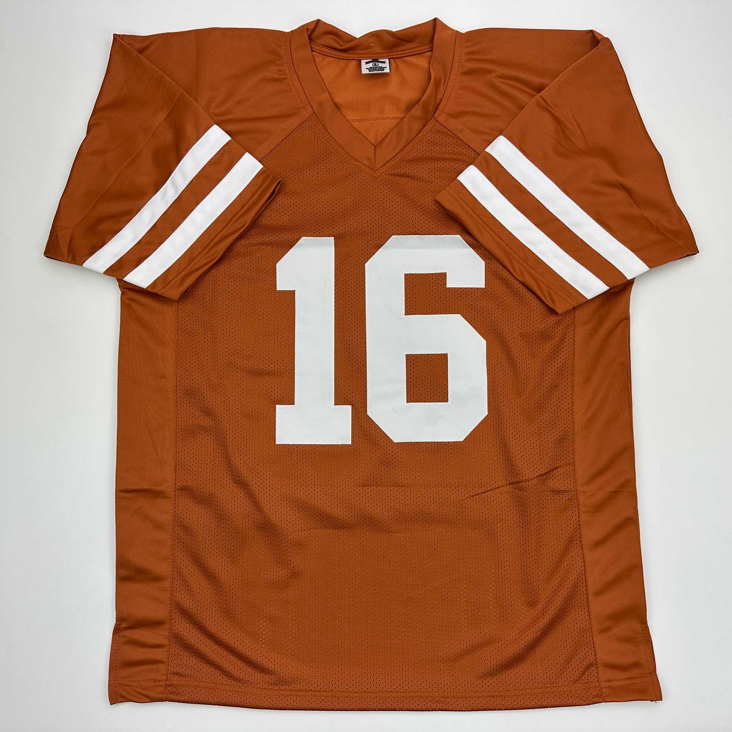 Facsimile Autographed Arch Manning Texas Orange Reprint Laser Auto College Football Jersey Size Men's XL