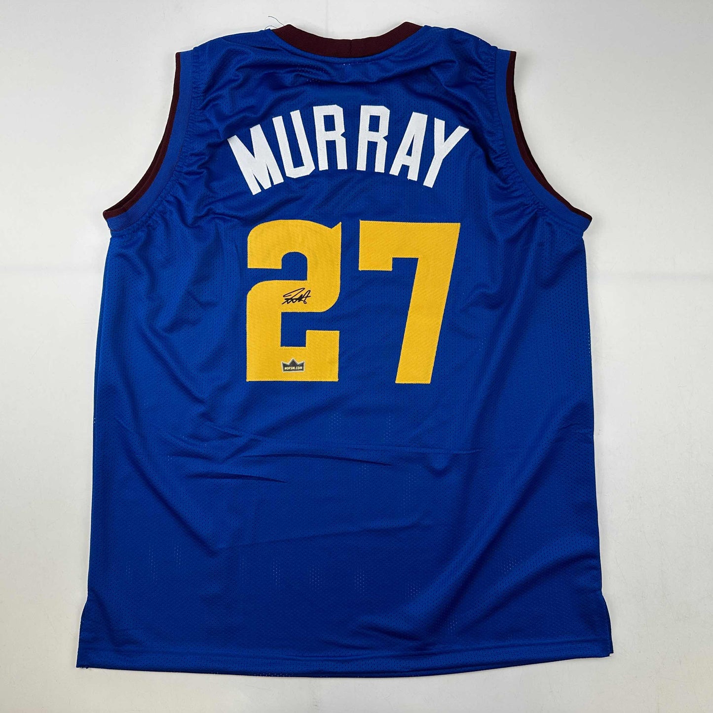 Facsimile Autographed Jamal Murray Denver Royal Blue Reprint Laser Auto Basketball Jersey Size Men's XL