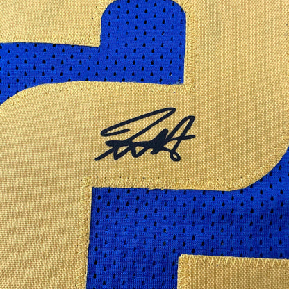 Facsimile Autographed Jamal Murray Denver Royal Blue Reprint Laser Auto Basketball Jersey Size Men's XL