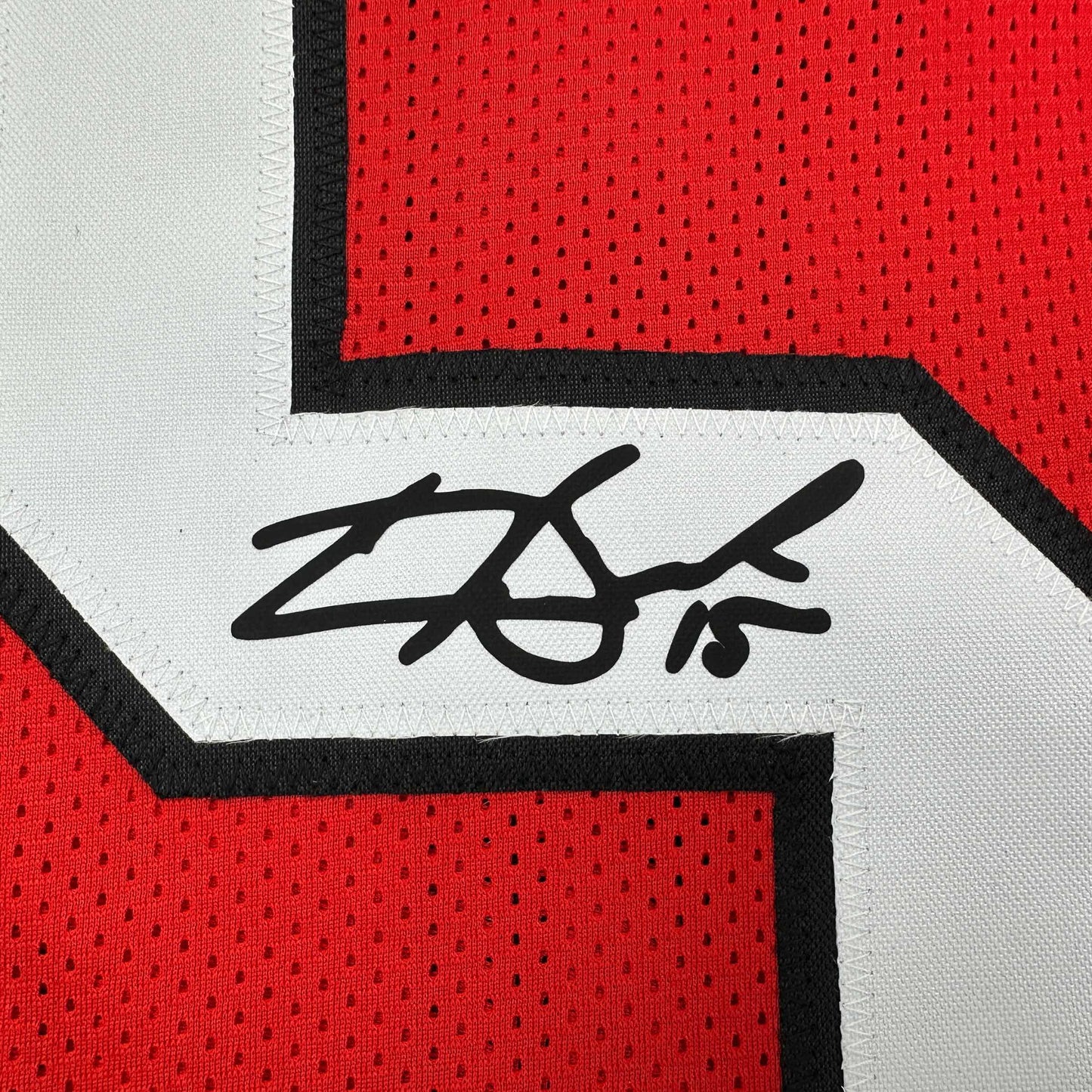 Facsimile Autographed Carson Beck Georgia Red Reprint Laser Auto College Football Jersey Size Men's XL