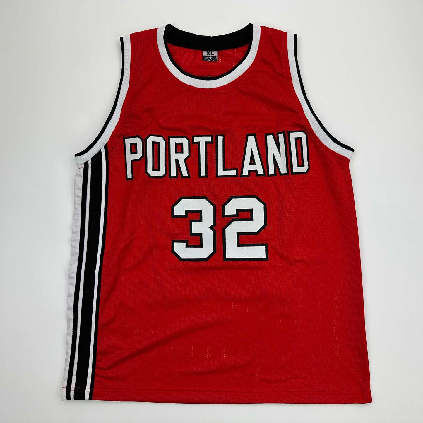 Facsimile Autographed Bill Walton Portland Red Reprint Laser Auto Basketball Jersey Size Men's XL