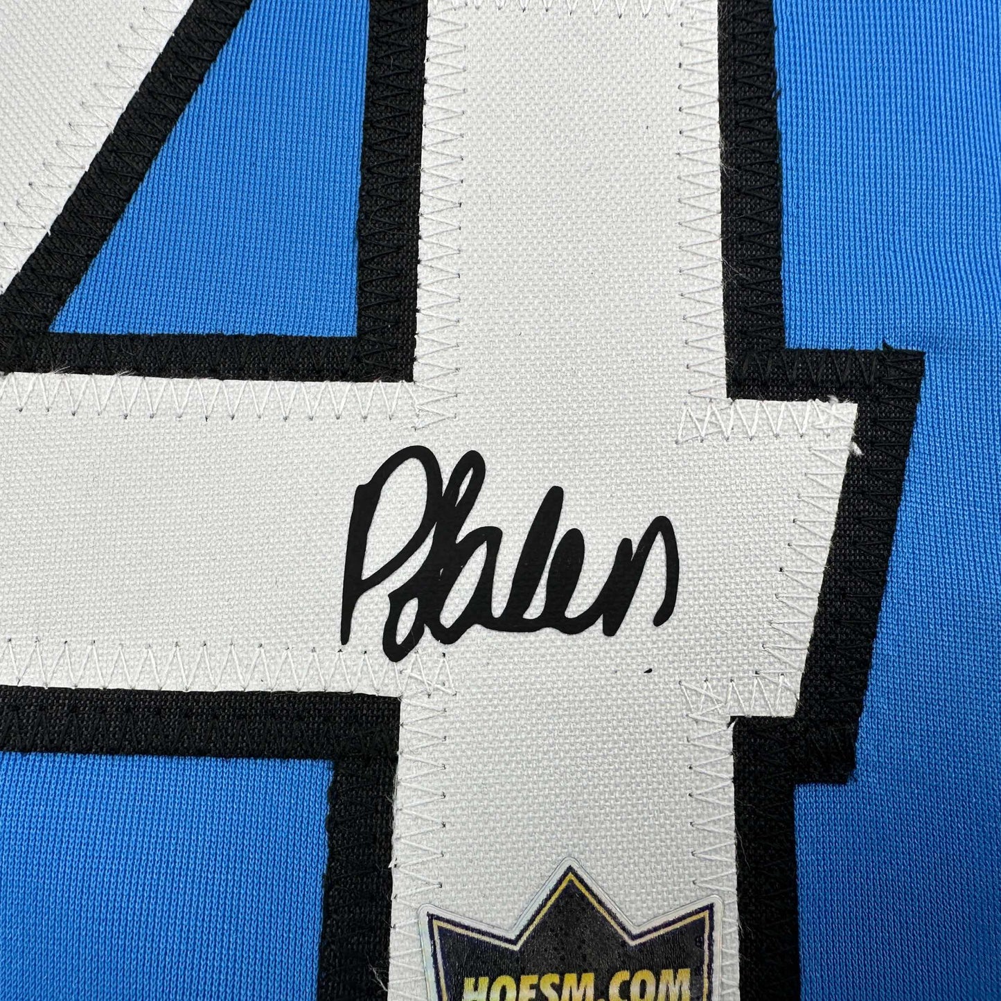 Facsimile Autographed Phil Foden Manchester City Blue Reprint Laser Auto Soccer Jersey Size Men's XL