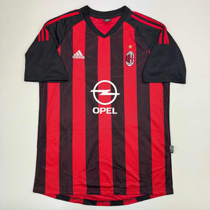 Autographed/Signed Andriy Shevchenko AC Milan Red/Black Soccer Futbol Jersey Beckett BAS COA