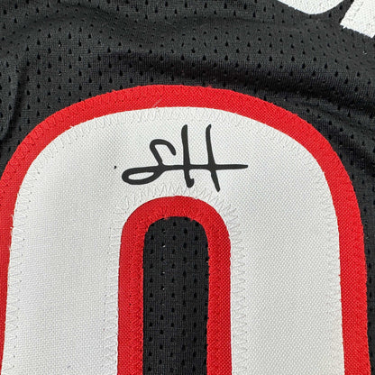 Facsimile Autographed Scoot Henderson Portland Black Reprint Laser Auto Basketball Jersey Size Men's XL
