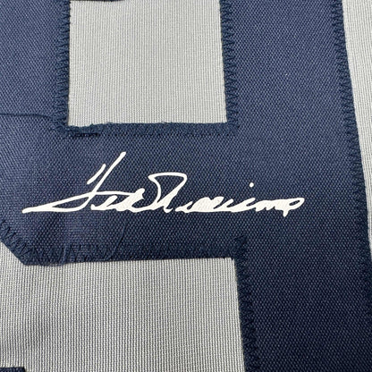 Facsimile Autographed Ted Williams Boston Grey Reprint Laser Auto Baseball Jersey Size Men's XL