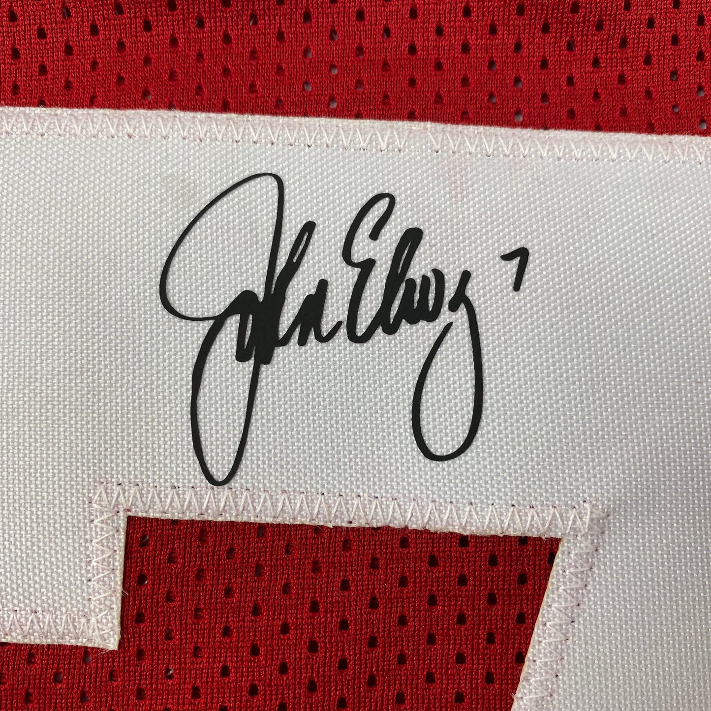 Facsimile Autographed John Elway Stanford Red Reprint Laser Auto College Football Jersey Size Men's XL